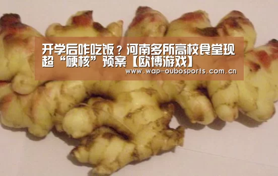 开学后咋吃饭?河南多所高校食堂现超“硬核”预案【欧博游戏】(图1) 欧博官网